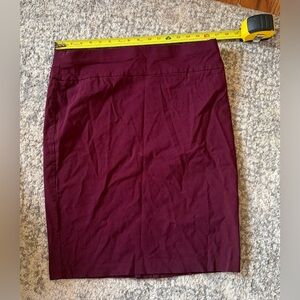 Elegant Burgundy Skirt